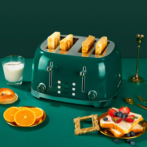 Roter Mond green toaster 1650W power for fast, even toasting.
