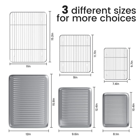 Rottay corrugated bottom sheet enhances stability and reduces sticking.