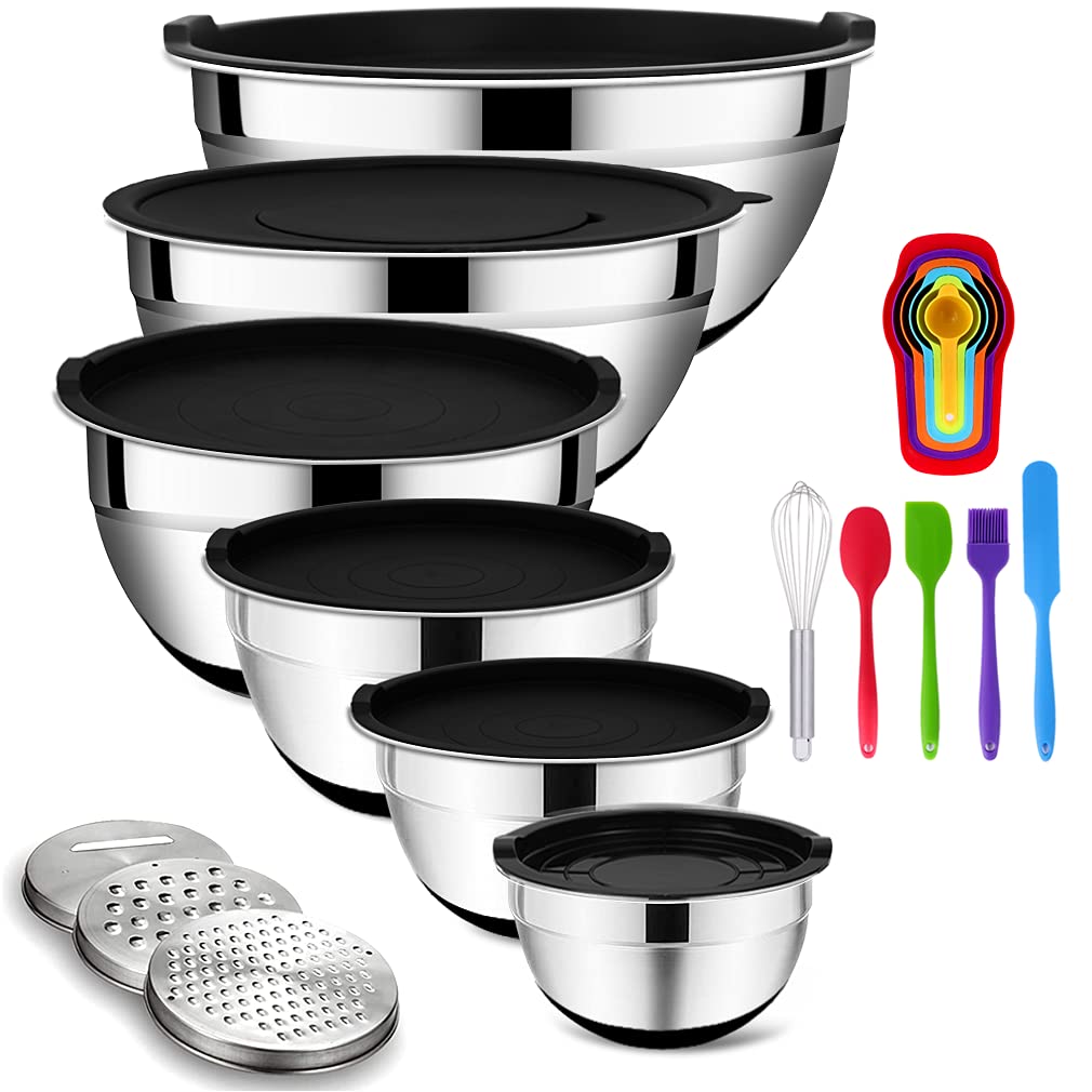 Rottay mixing bowls set nested for compact storage and quick access.