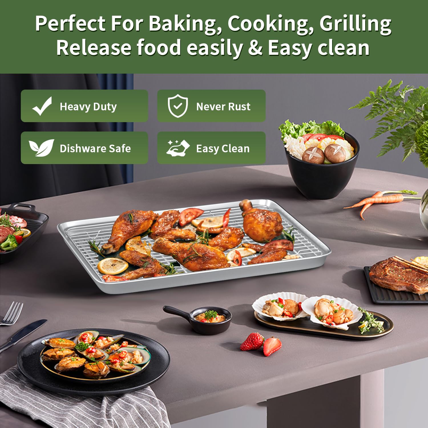 Rottay bakeware is rust-free and built to last through regular baking.
