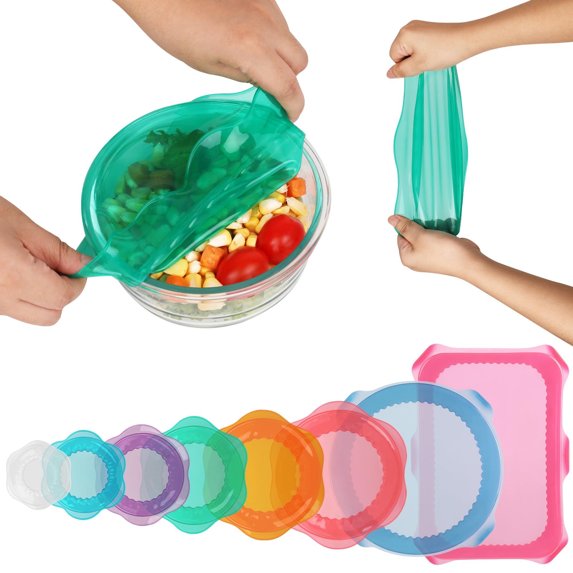 RottoGoon silicone lids provide an airtight seal for round containers