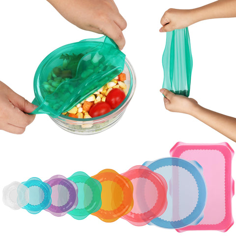RottoGoon silicone lids provide an airtight seal for round containers