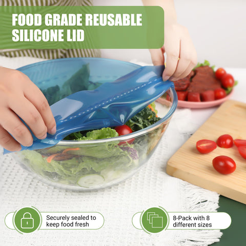 RottoGoon temperature-resistant lids for microwave and fridge use