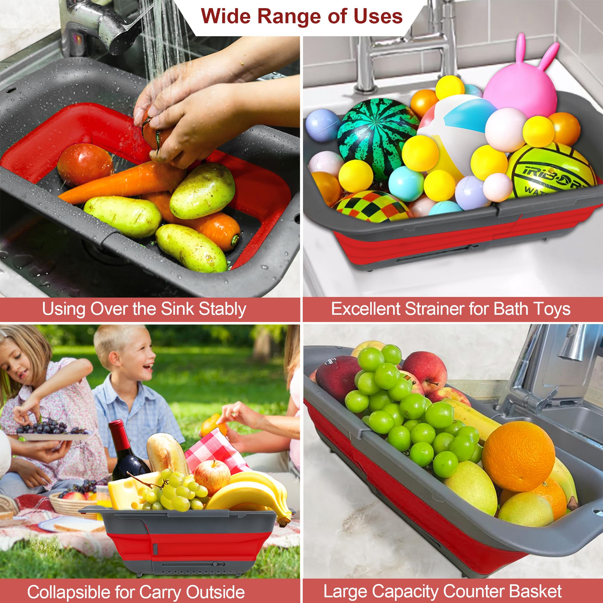 ROTTOGOON colador multipropósito para secar tazas y juguetes.