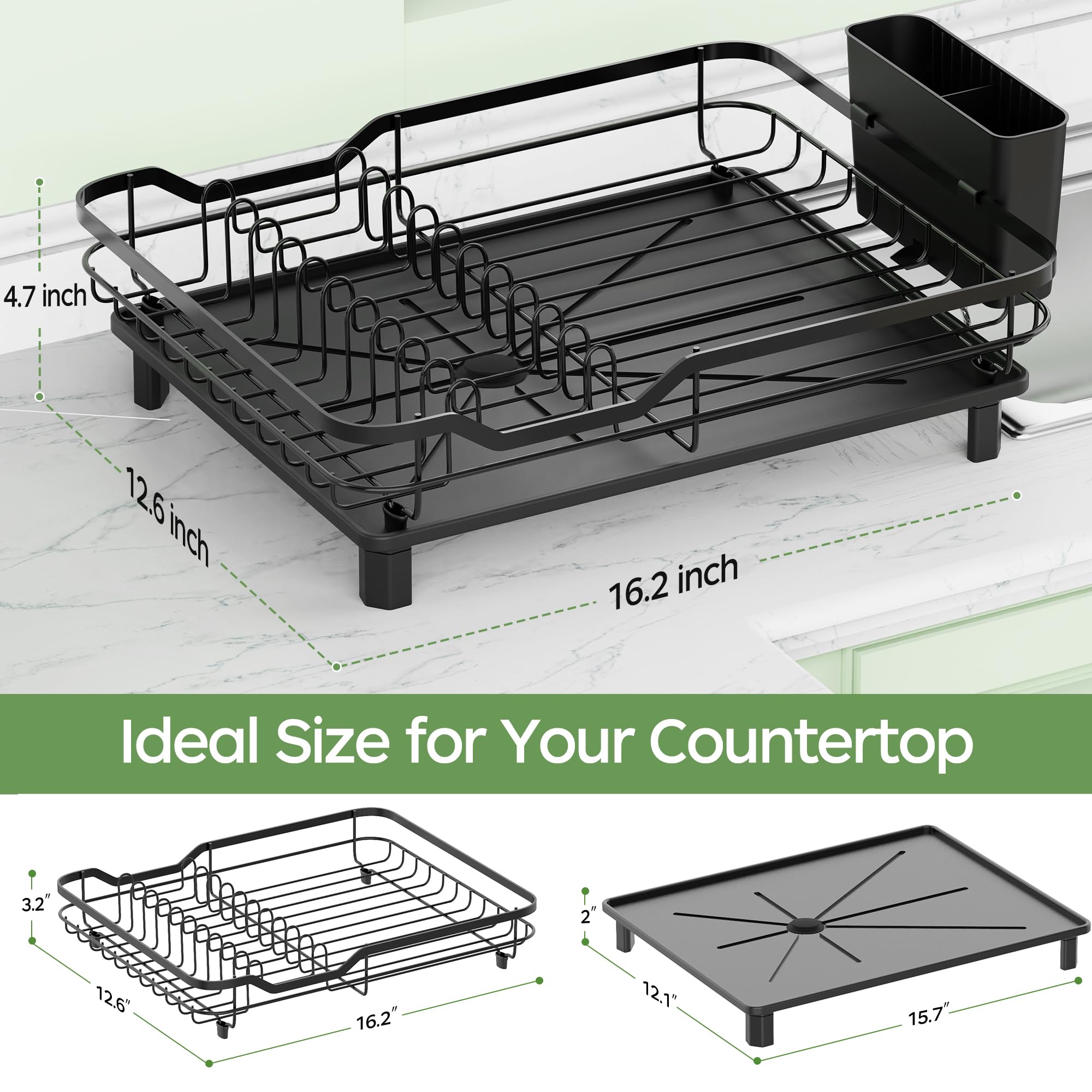 ROTTOGOON sturdy wire construction supports heavy cookware without bending.