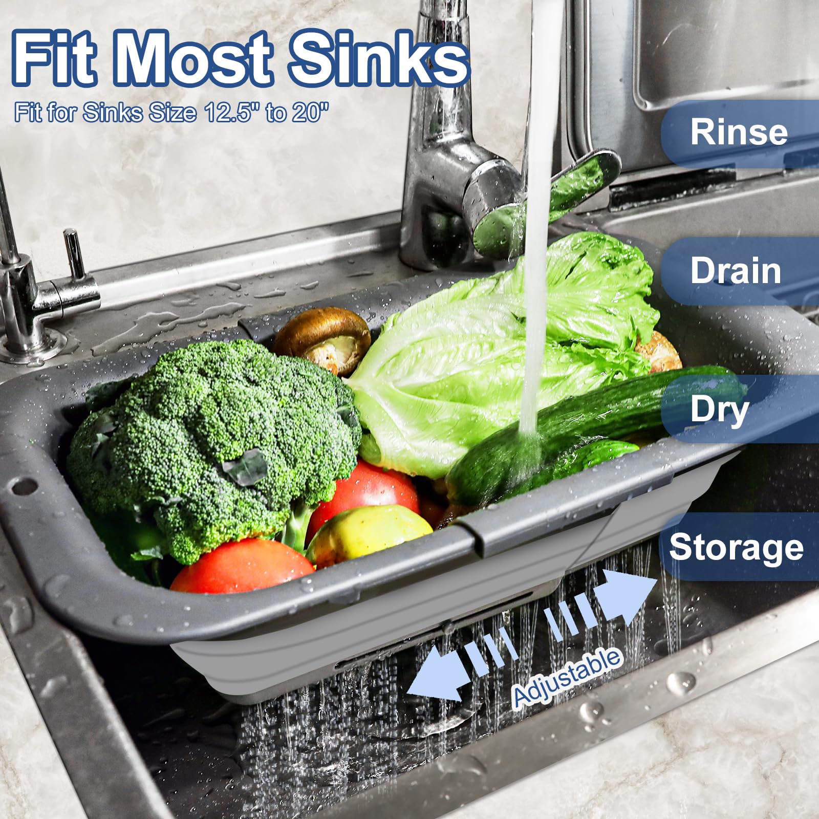 ROTTOGOON heat-resistant silicone handles hot rinses up to 302°F.