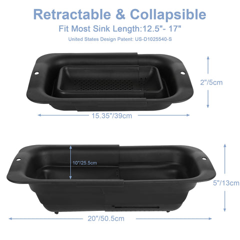 Rottogoon over-sink design saves space when expanding to 19 inches.