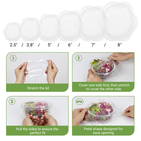 ROTTOGOON lid stackable design saves cabinet space.
