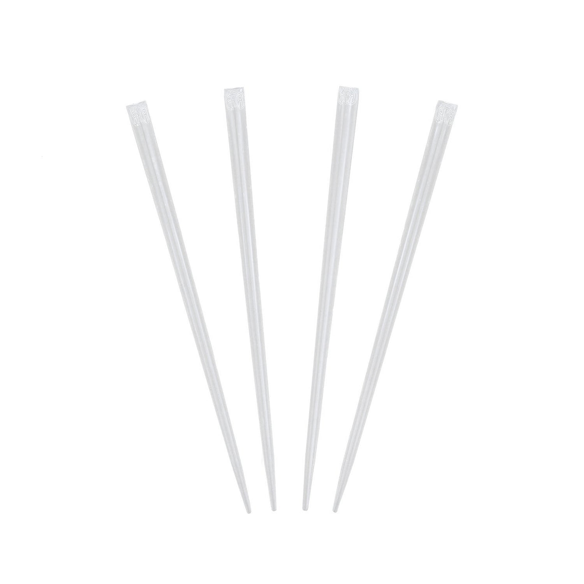 Royal 4 inch clear prism pick for cocktail stirring and garnish.