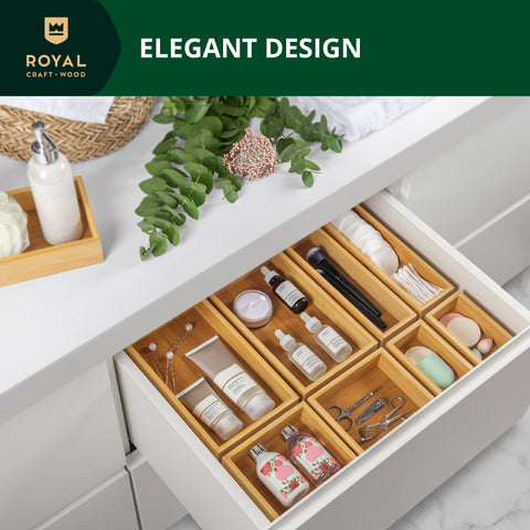 ROYAL CRAFT WOOD jewelry chest collection protects accessories and displays them