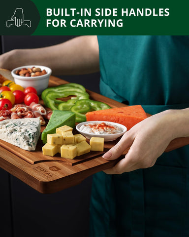 ROYAL CRAFT WOOD knife-friendly surface helps preserve blades.