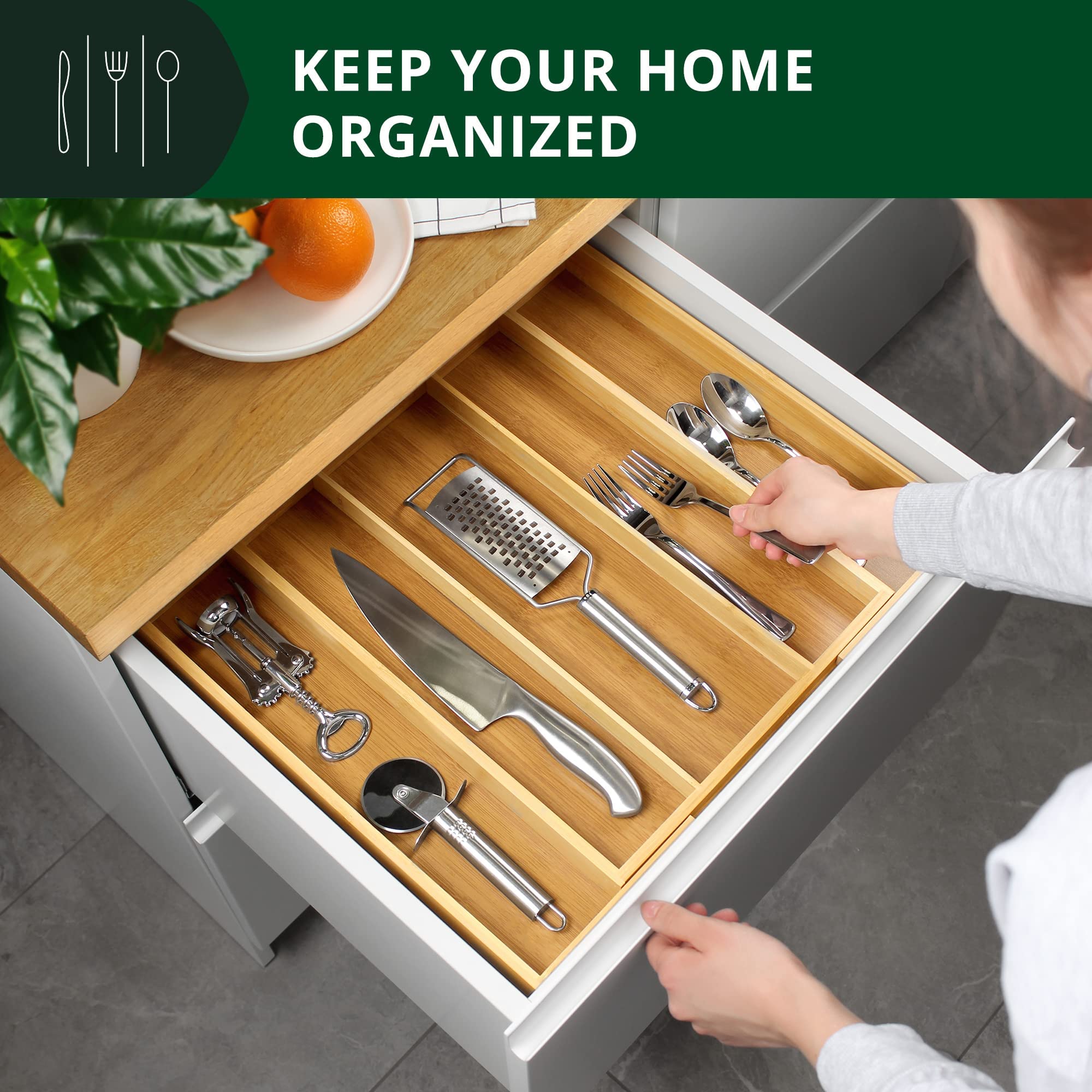 ROYAL CRAFT WOOD smooth drawer edges prevent snagging while sliding