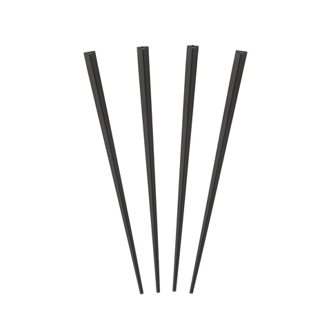 Royal Prism Pick 4-inch black for stirring cocktails and garnishes.