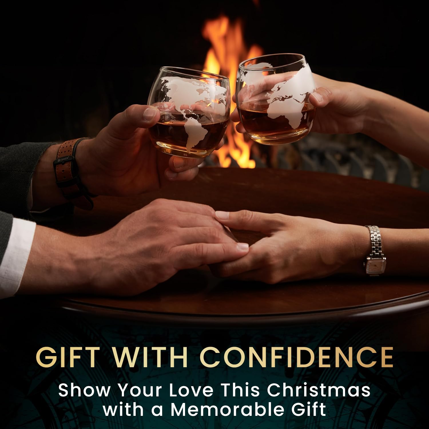 Royal Reserve hand-blown glasses add artisanal character to any bar