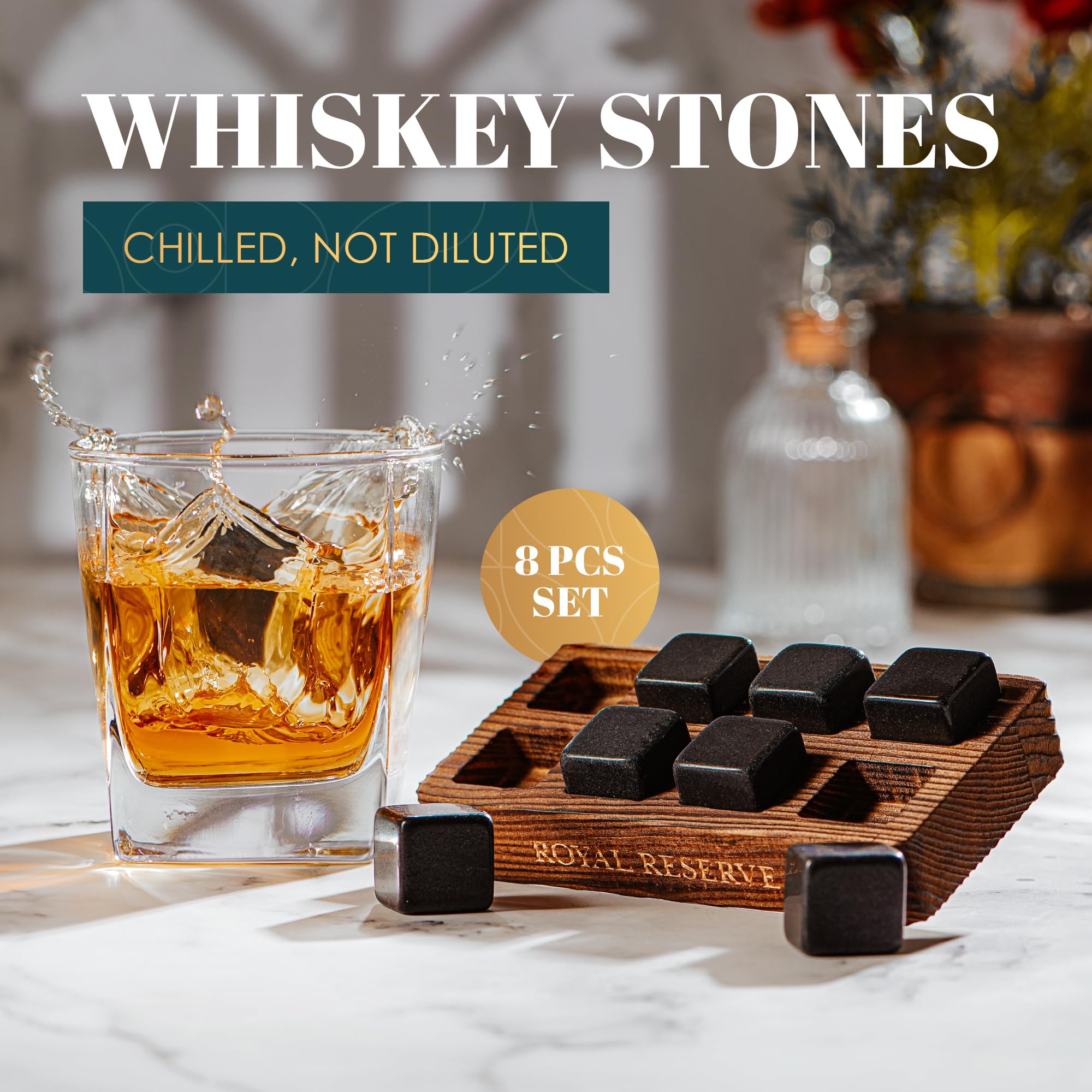 Stones in the freezer tray ready to chill a dram