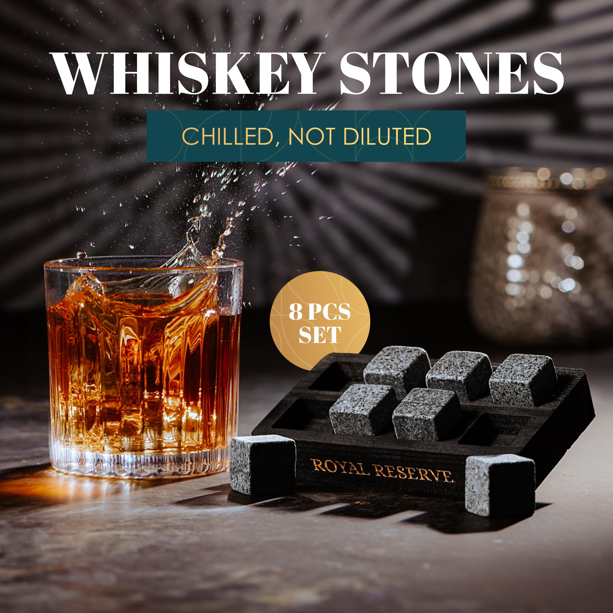 Royal Reserve undiluted chill with granite stones preserving taste