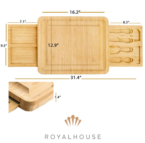 RoyalHouse charcuterie display area ideal for entertaining guests