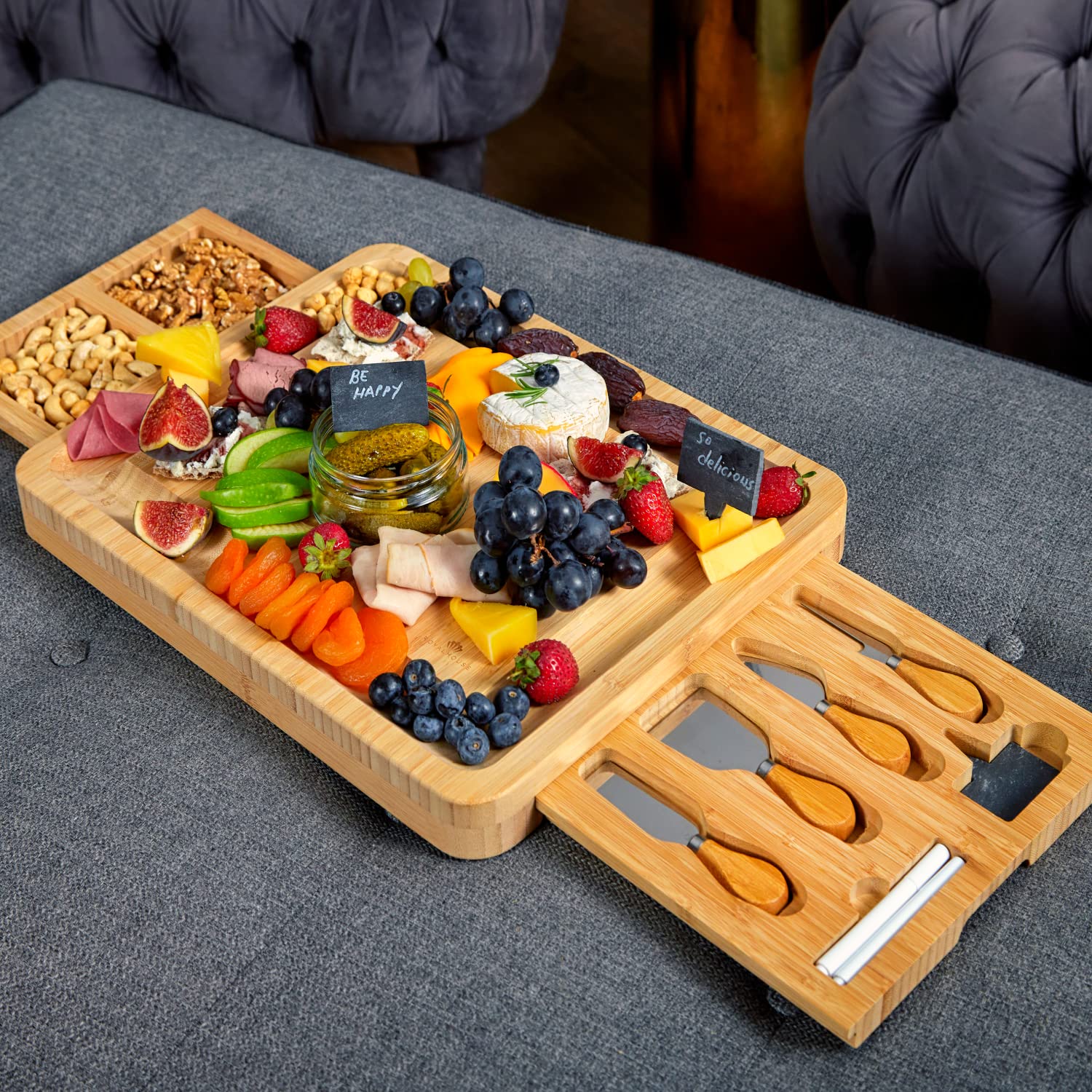 RoyalHouse durable bamboo holds up to daily entertaining and heat.