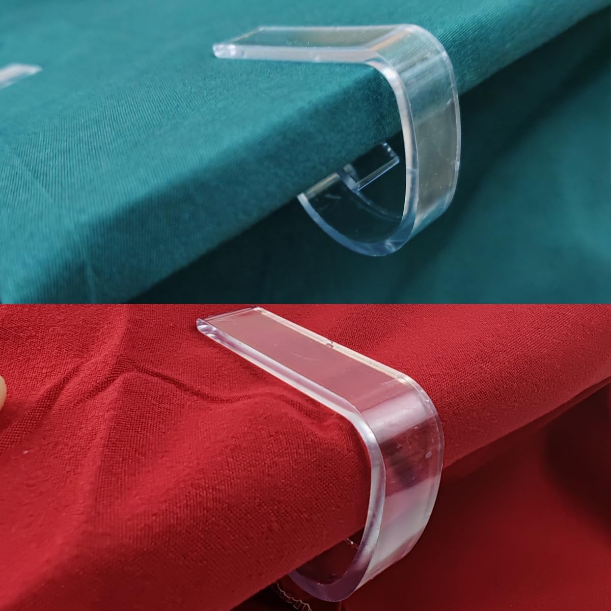 ROYHOO compact camping clip keeps cloth taut on portable tables.