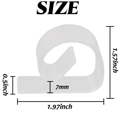 ROYHOO clip on table edge fixes cloth securely during events.
