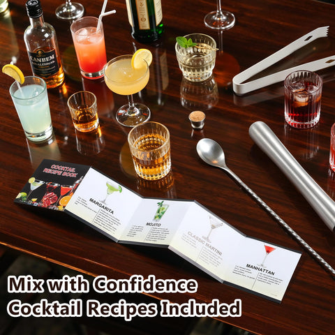 Roylvan jiggers provide accurate measurements for balanced drinks