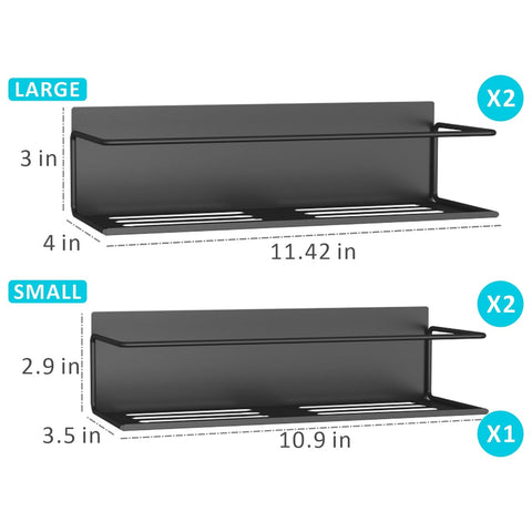 Roysili magnetic spice rack on fridge surface, sturdy and rust-resistant