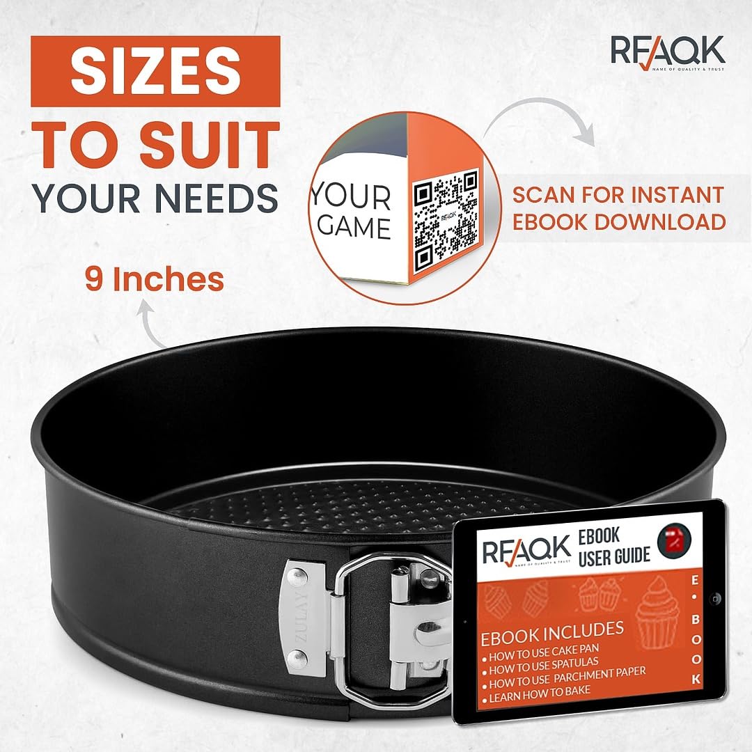 RFAQK 10 parchment paper liners reduce sticking and cleanup