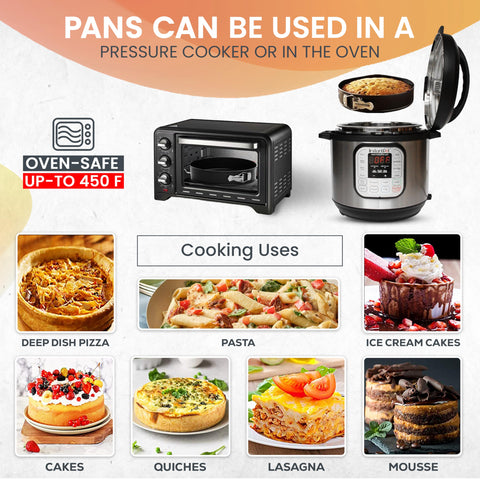 RFAQK baking kit suited for cheesecakes and layered cakes