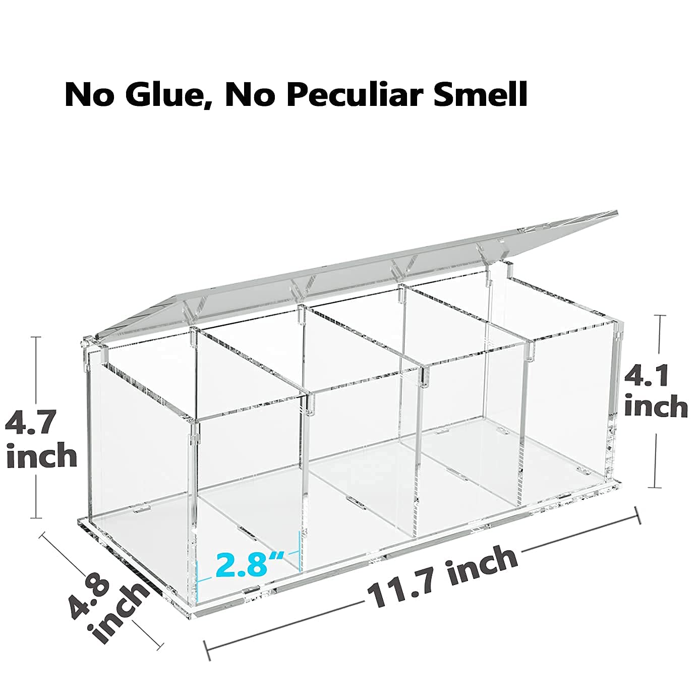 RR RAXMIN dimensions 11.73 inches long fits neatly on a counter