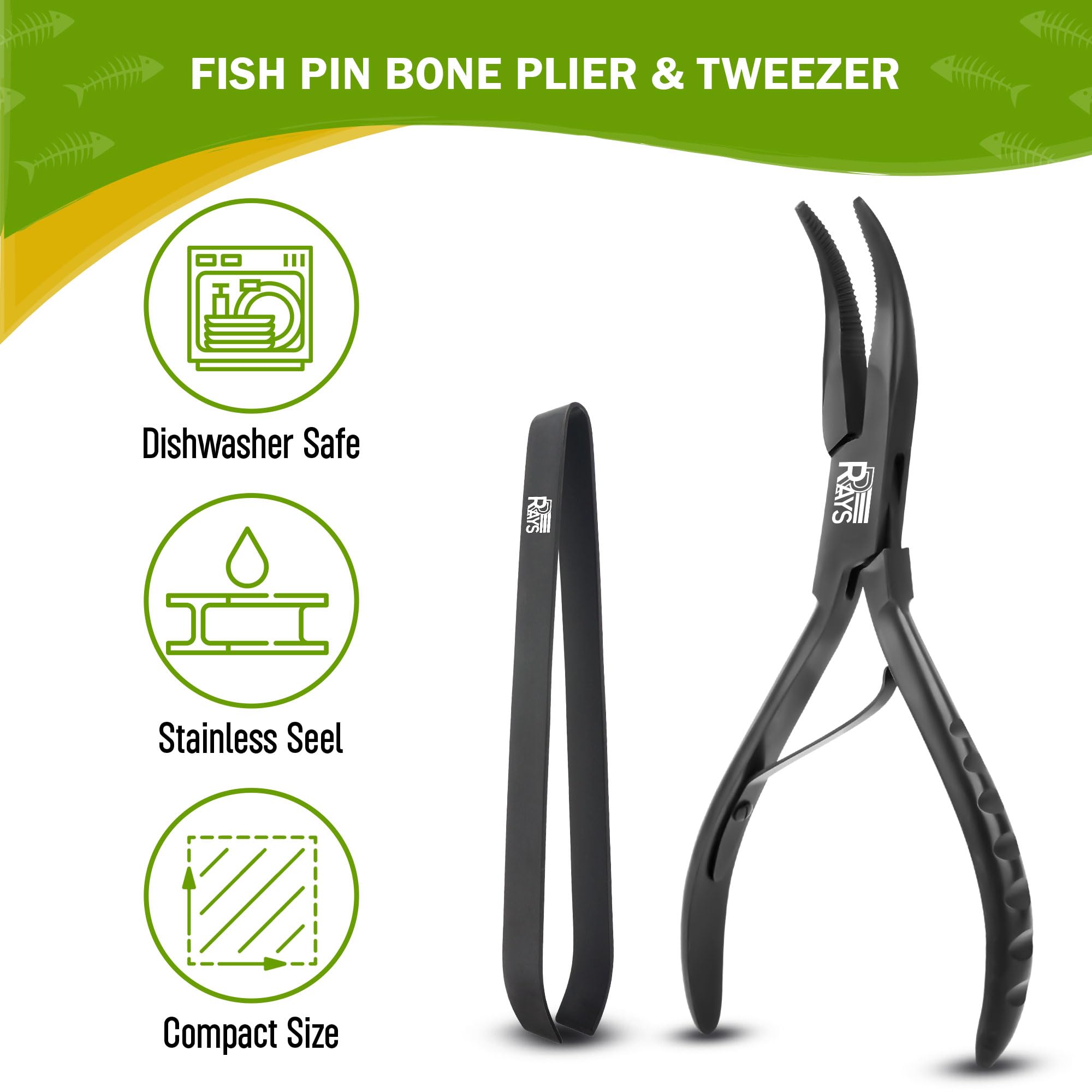 RRAYS food-grade stainless steel seafood tools deliver durable safety
