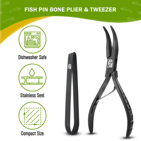 RRAYS food-grade stainless steel seafood tools deliver durable safety