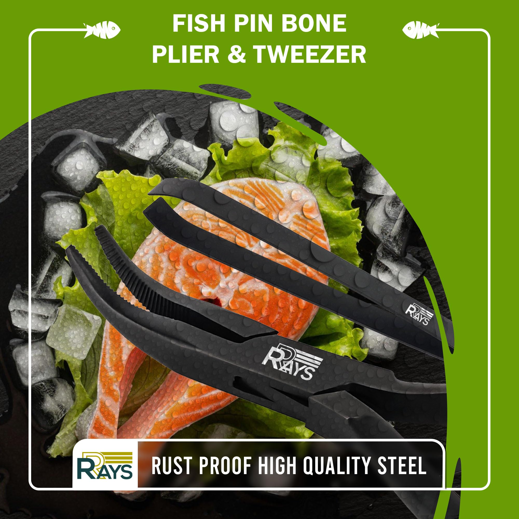 RRAYS salmon deboning pliers ideal for fast, clean fillet prep