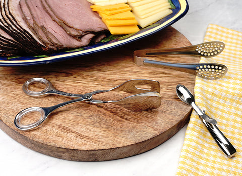 RSVP Endurance catering events tongs offer easy, mess-free serving.
