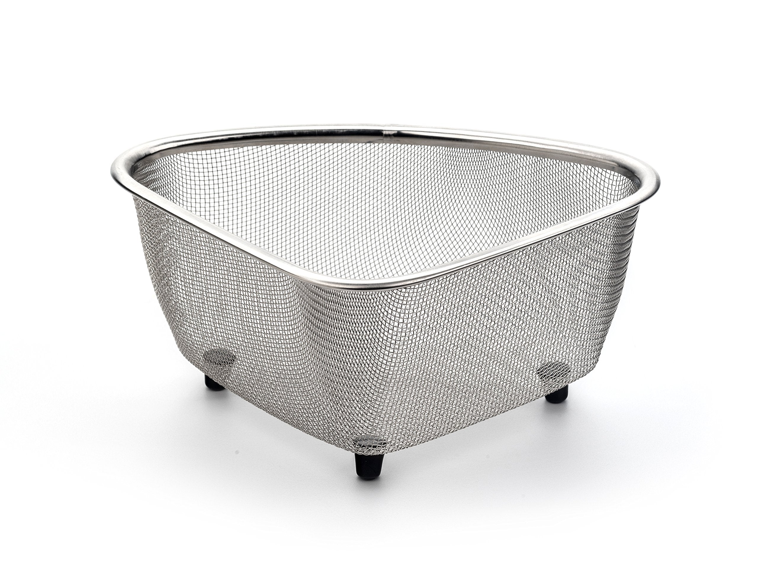 RSVP Endurance in-sink mesh basket for scraps collection and quick rinses