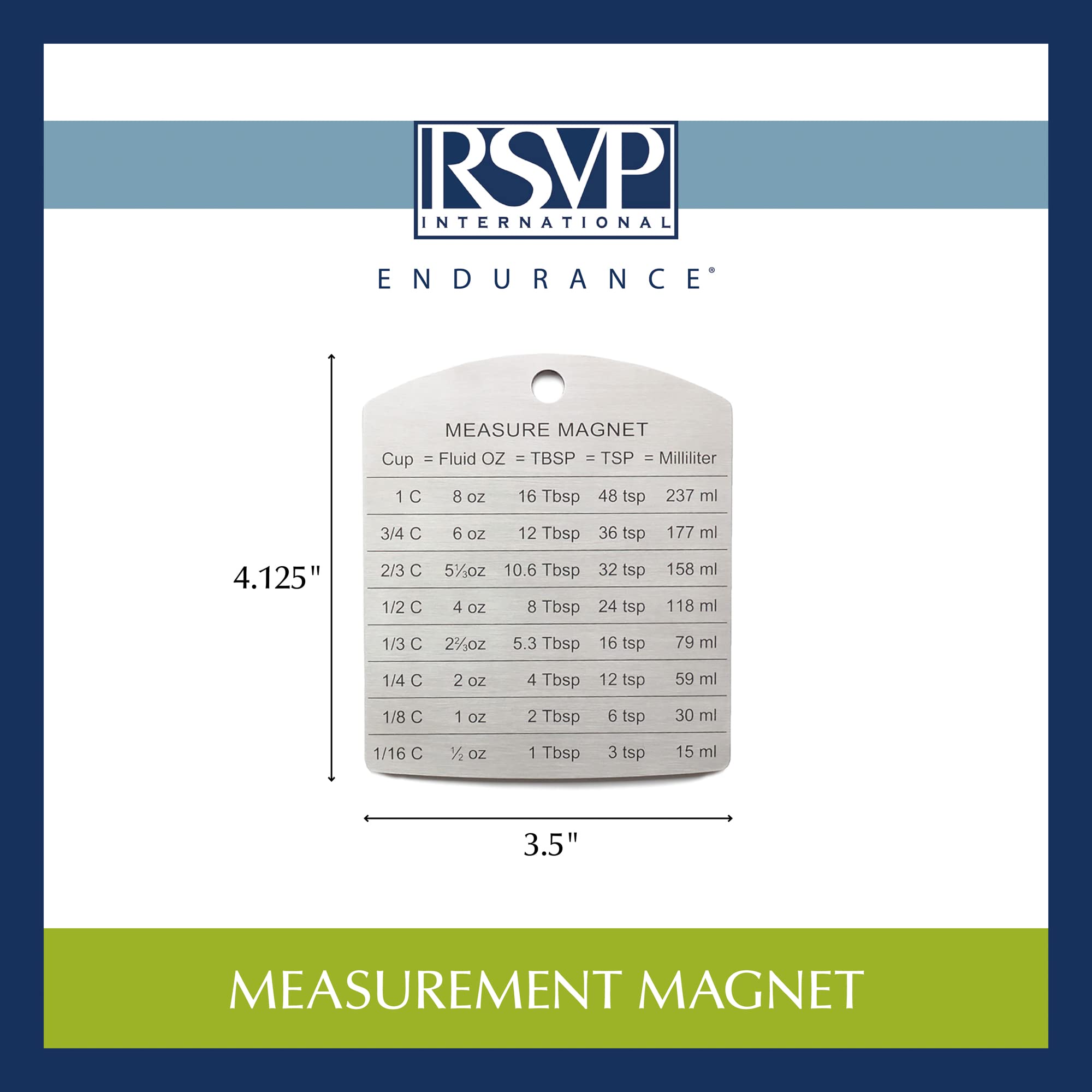 RSVP Endurance magnet highlighting compact kitchen utility and magnetic hold.