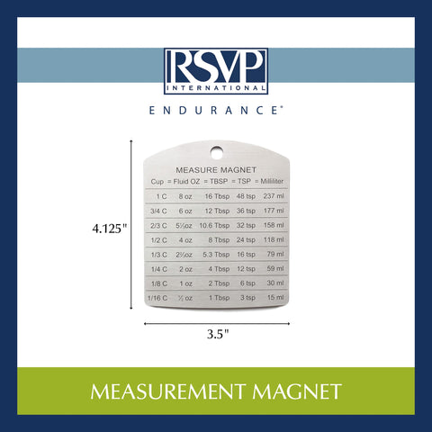 RSVP Endurance magnet highlighting compact kitchen utility and magnetic hold.