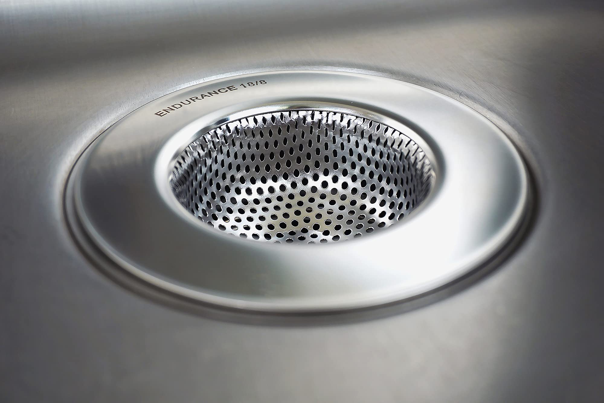 Dishwasher-safe Endurance strainer simplifies cleanup after cooking and washing.