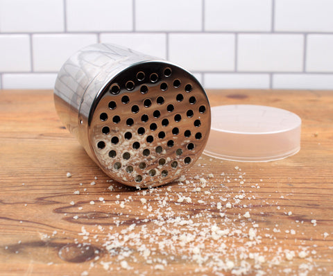 RSVP Endurance dishwasher-safe shaker simplifies quick cleanup.