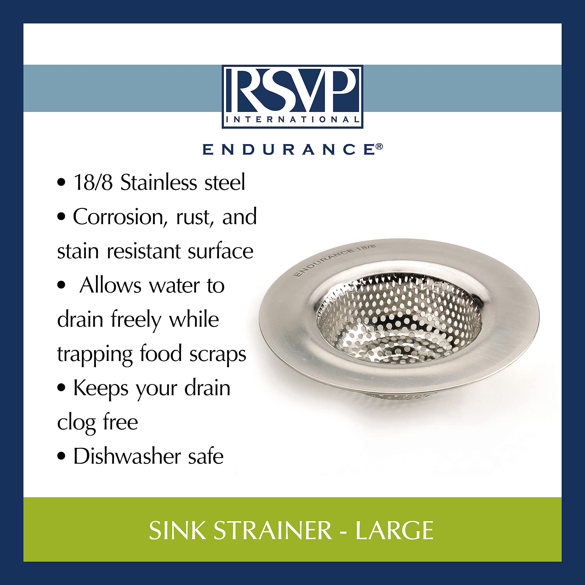 Easy-clean surface of RSVP Endurance enables quick rinsing and wiping.