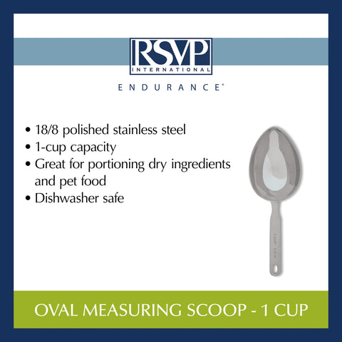 RSVP International Endurance 18-8 stainless steel build ensures long-lasting use