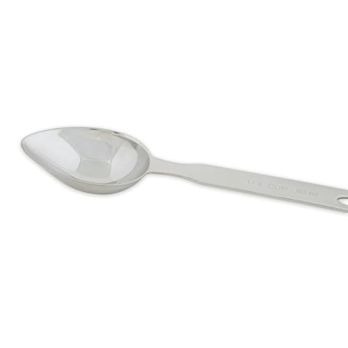RSVP International Endurance oval scoop with long handle for easy reach.