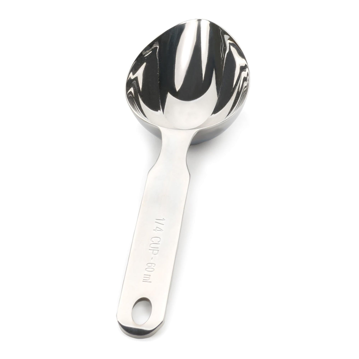 RSVP International Endurance oval scoop quarter cup for precise portions.