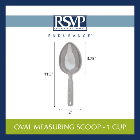 RSVP International Endurance 1-cup scoop for pet food portions