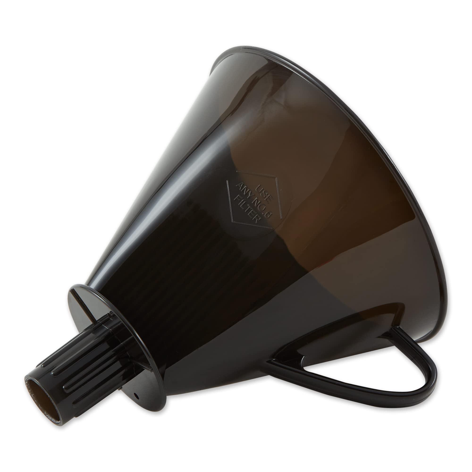 RSVP cone attached to thermos for camping-ready brew