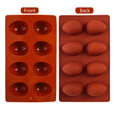 Rthjsfj chocolate egg molds demonstrating easy release and even sets.