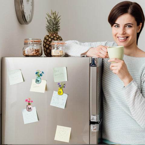 RTHPY three-vase set provides easy fridge decor ideas