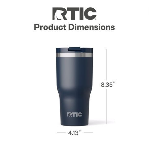 RTIC tumbler is dishwasher-safe for easy cleaning and care.