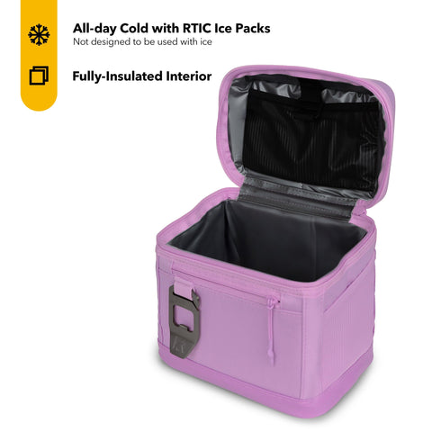 RTIC Everyday lavender 15-can cooler supports larger picnics with more drinks.