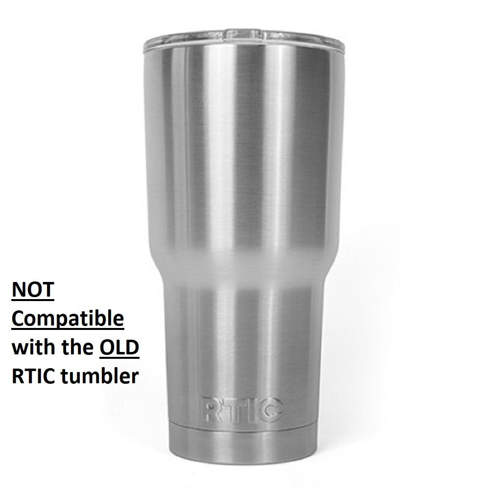 RTIC flip-top-cap lid with crystal-clear view aids quick drink monitoring outdoors.