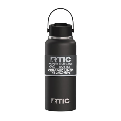 RTIC Outback 32oz bottle with ceramic-lined interior for clean taste on the go